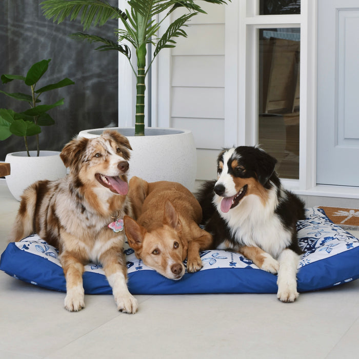 XXL outdoor weather proof camping pool dog bed for large dogs