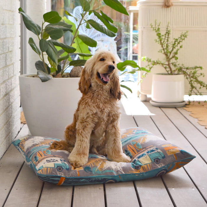 Byron Surf Linen-Blend - EXTRA LARGE Pet Bed