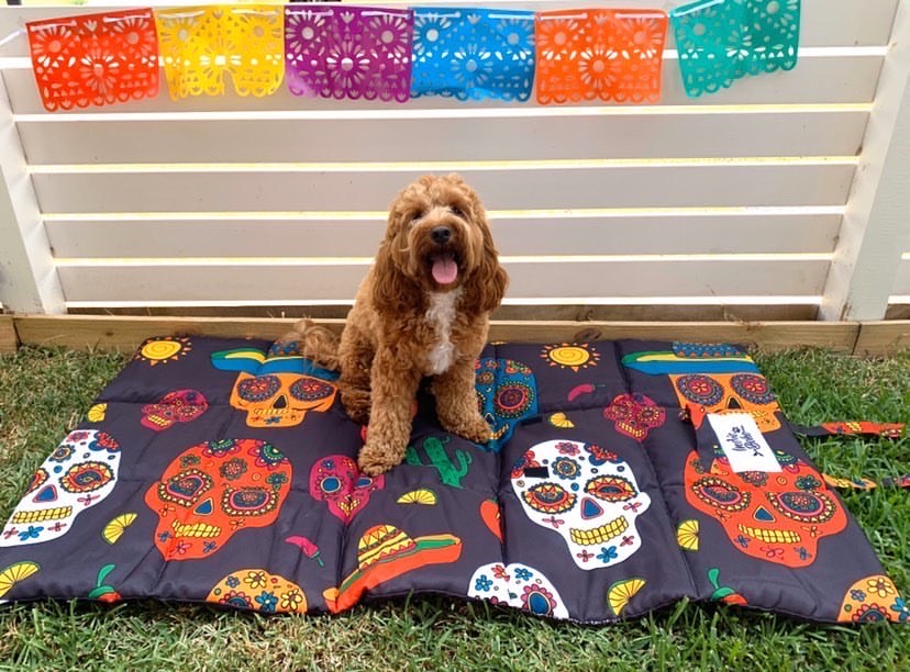 Mexican Skulls Travel Mat