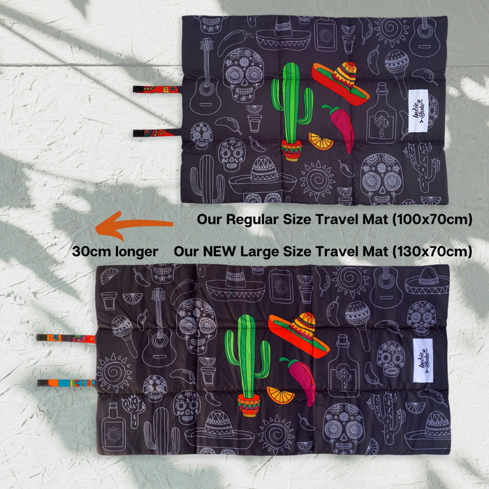 Mexican Skulls Travel Mat